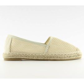 Beige mesh espadrillit MB-6461 Beige