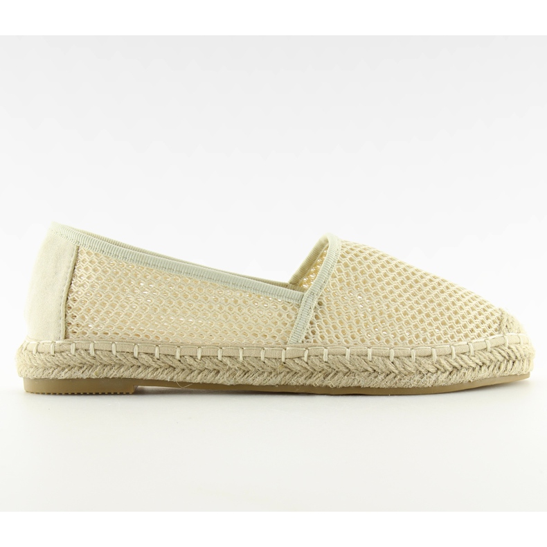 Beige mesh espadrillit MB-6461 Beige