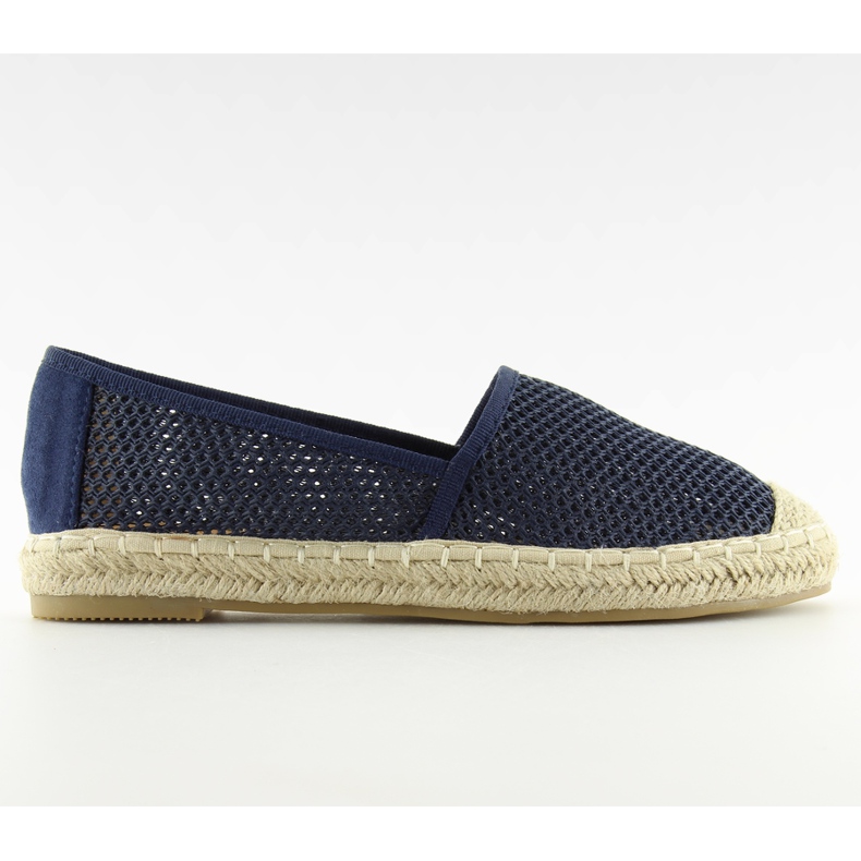 Tummansiniset mesh espadrillit MB-6461 Blue laivastonsininen