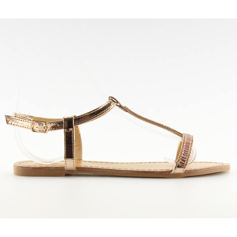 Sandaalit vaaleanpunaisilla kuutiometreillä SY644 vaaleanpunainen