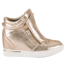 Tyylikkäät lenkkarit, lenkkarit keltainen monivärinen