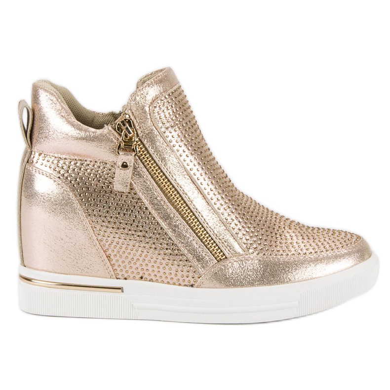 Tennarit vetoketjulla keltainen