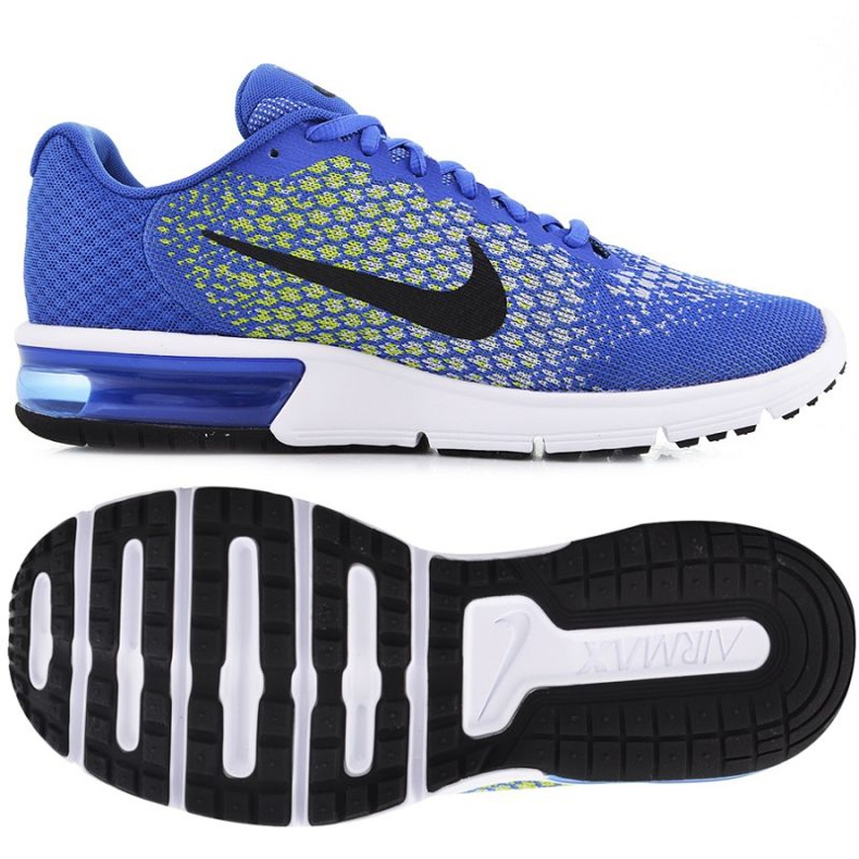 Nike Air Max Sequent 2 M 852461-401 kenkä sininen
