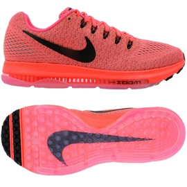 Juoksukengät Nike Wmns Zoom All Out Low W 878671-601 musta vaaleanpunainen