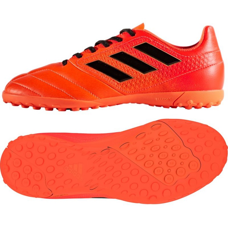 Adidas Ace 17.4 Tf Jr. jalkapallokengät punainen