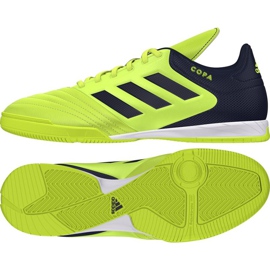 Sisäkengät adidas Copa 17.3 In M S77147 vihreä