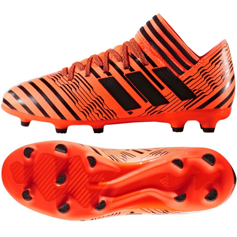 Adidas Nemeziz 17.3 Fg Jr S82428 jalkapallokengät oranssi oranssi