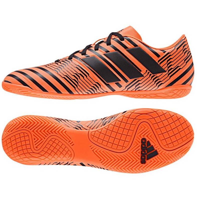 Sisäkengät adidas Nemeziz 17.4 In M oranssi