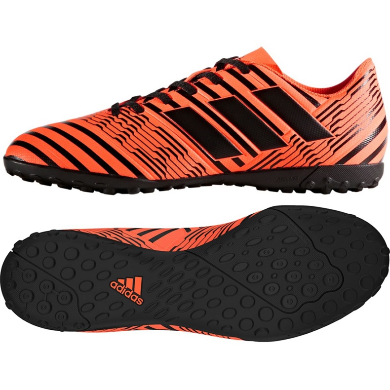 Adidas Nemeziz 17.4 Tf M S76979 jalkapallokengät oranssi oranssi