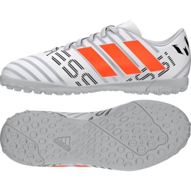 Adidas Nemeziz Messi 17.4 TF Jr S77207 jalkapallokengät valkoinen