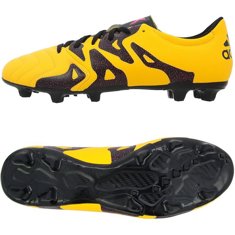 Adidas X 15.3 FG / AG -jalkapallokengät oranssi