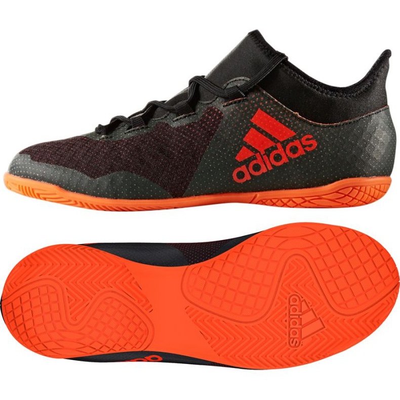 Adidas X Tango 17.3 In Jr CG3724 jalkapallokengät monivärinen musta