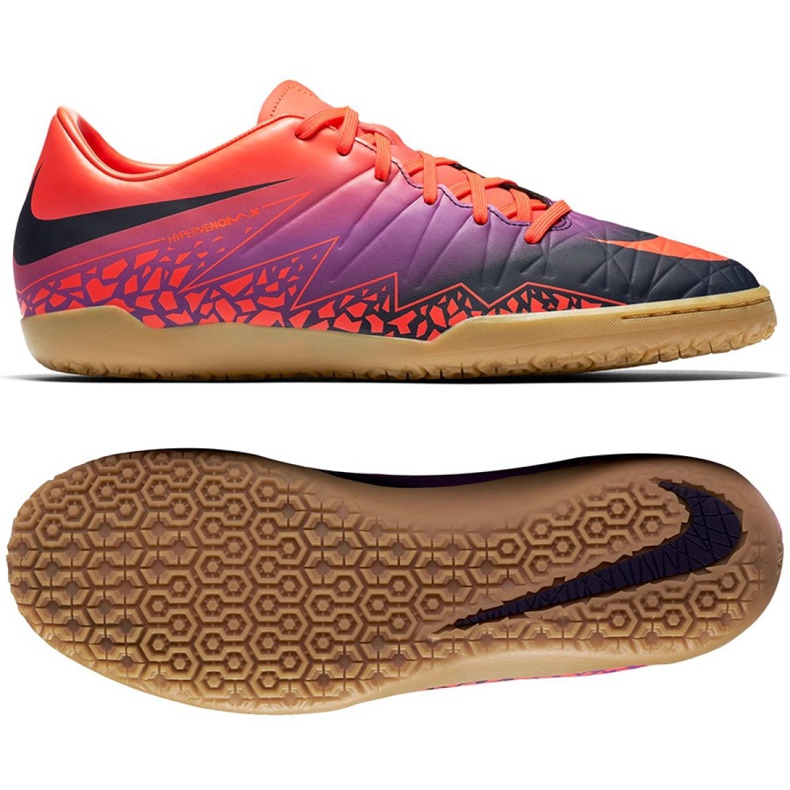Sisäkengät Nike Hypervenom Phelon Ii Ic M 749898-845 monivärinen oranssi
