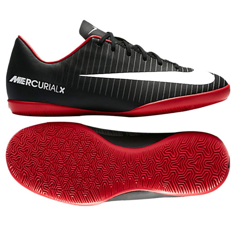 Sisäkengät Nike Mercurial Vapor Xi Ic Jr 831947-002 musta musta