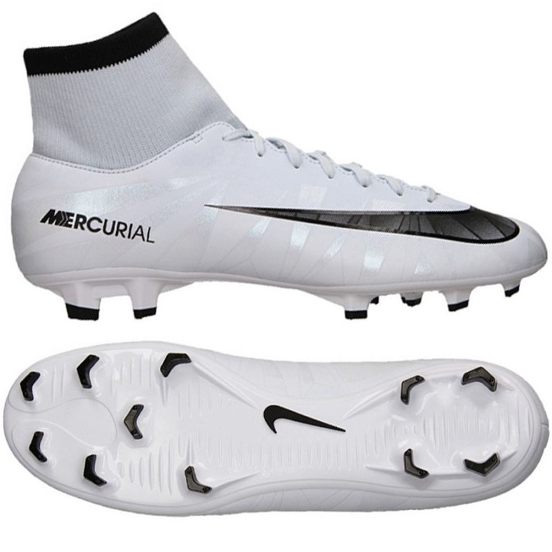 Nike MercurialX Victory VI CR7 DF FG M 903605-401 jalkapallokengät valkoinen