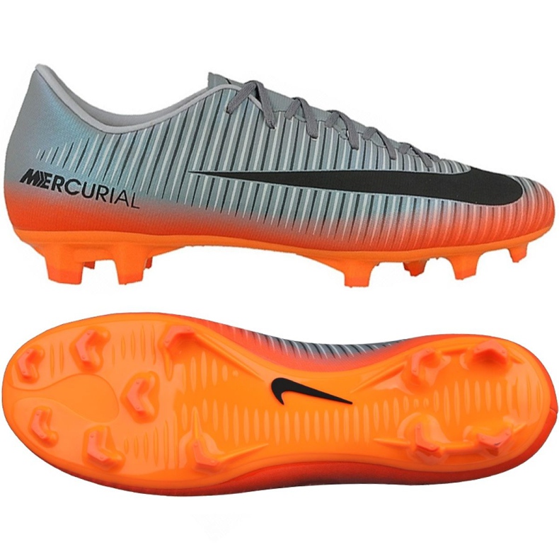 Nike Mercurial Victory Vi CR7 Fg M 852528-001 jalkapallokengät monivärinen harmaa