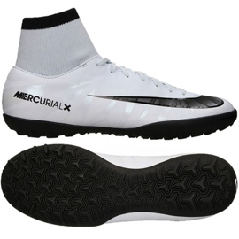 Nike MercurialX Victory Vi CR7 Df Tf M 903612-401 jalkapallokengät valkoinen valkoinen