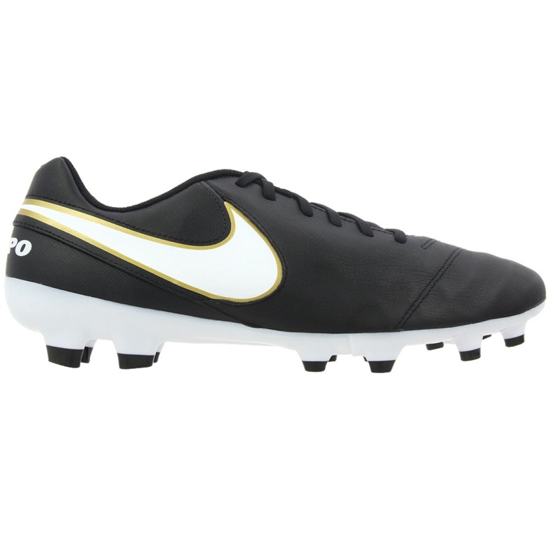 Nike Tiempo Genio Ii Leather Fg M 819213-010 jalkapallokengät musta musta