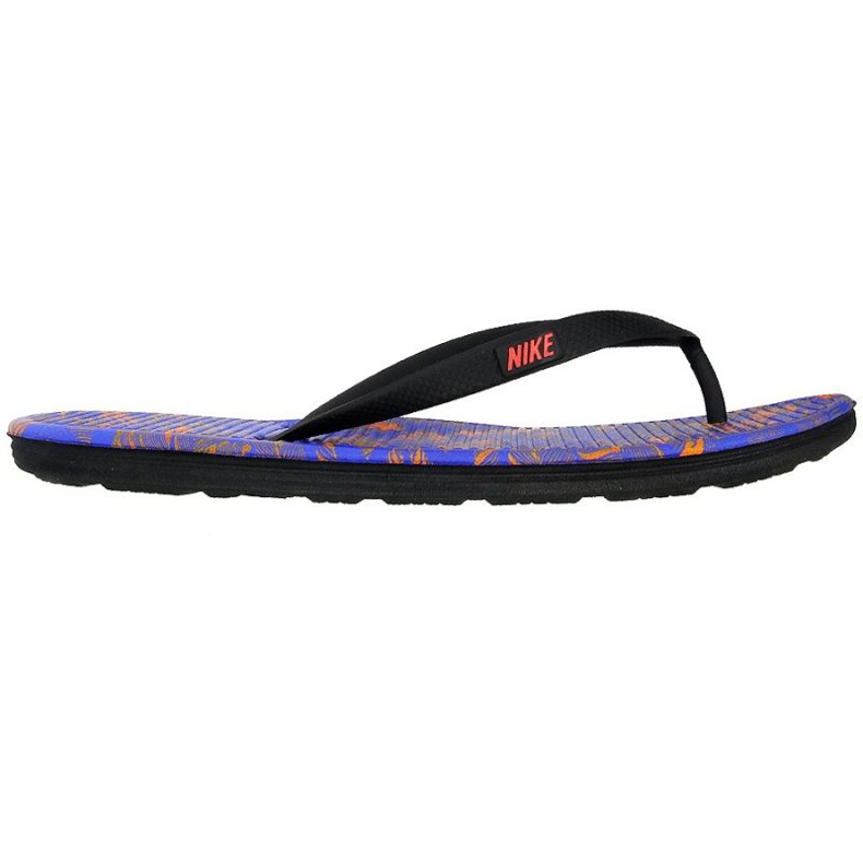 Nike Solarsoft Thong Ii Print M 511365-064 diat musta violetti