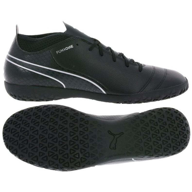 Puma One 17.4 It M 104079 04 jalkapallokengät musta musta