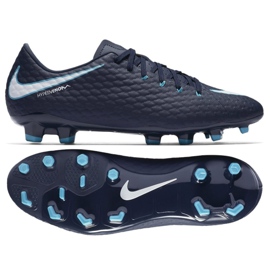 Nike Hypervenom Phelon Iii Fg M 852556-414 jalkapallokengät tummansininen tummansininen