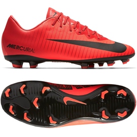 Nike Mercurial Vapor Xi Fg Jr 903594-616 jalkapallokengät monivärinen punainen
