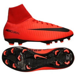 Nike Mercurial Victory Vi jalkapallokengät punainen