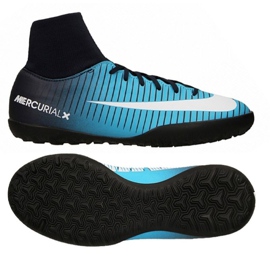 Nike MercurialX Victory VI DF TF Jr 903604-404 jalkapallokengät sininen