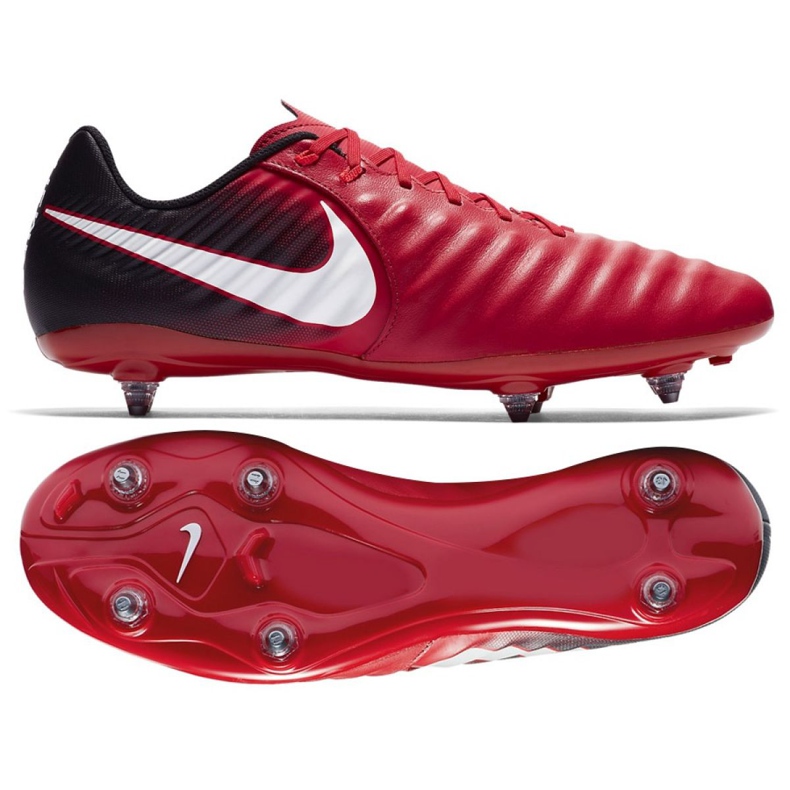 Nike Tiempo Ligera Iv Sg M 897745-616 jalkapallokengät punainen punainen
