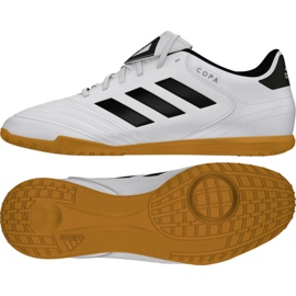 Sisäkengät adidas Copa Tango 18.4 In M CP8963 valkoinen valkoinen