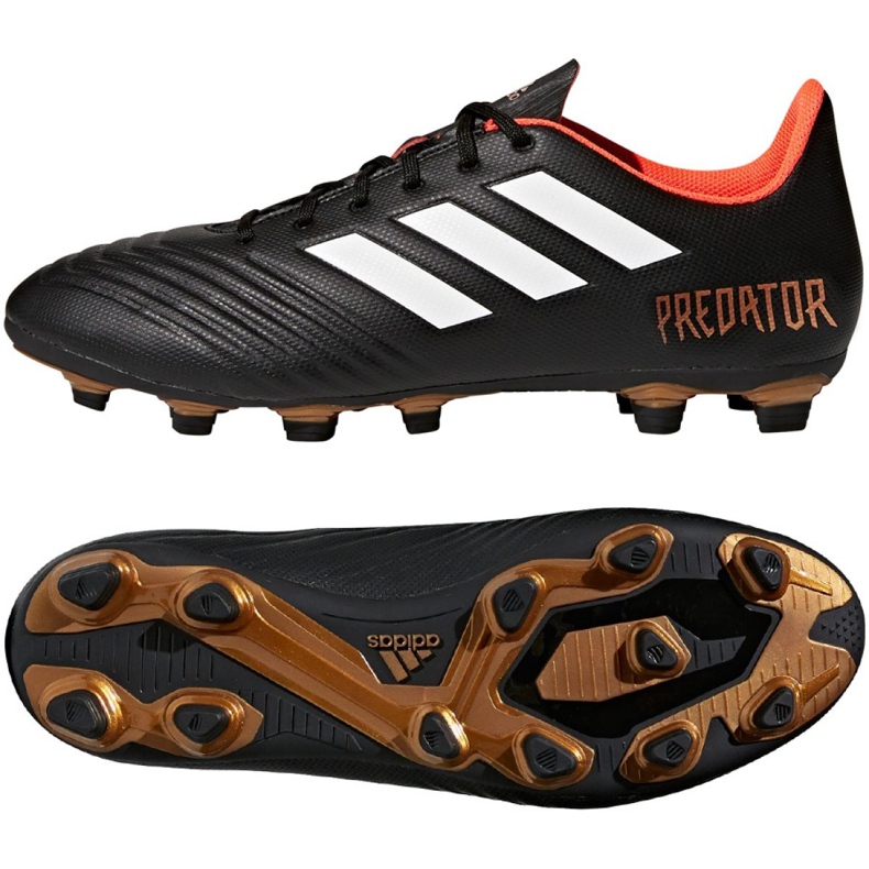 Adidas Predator 18.4 FxG M CP9265 jalkapallokengät musta musta
