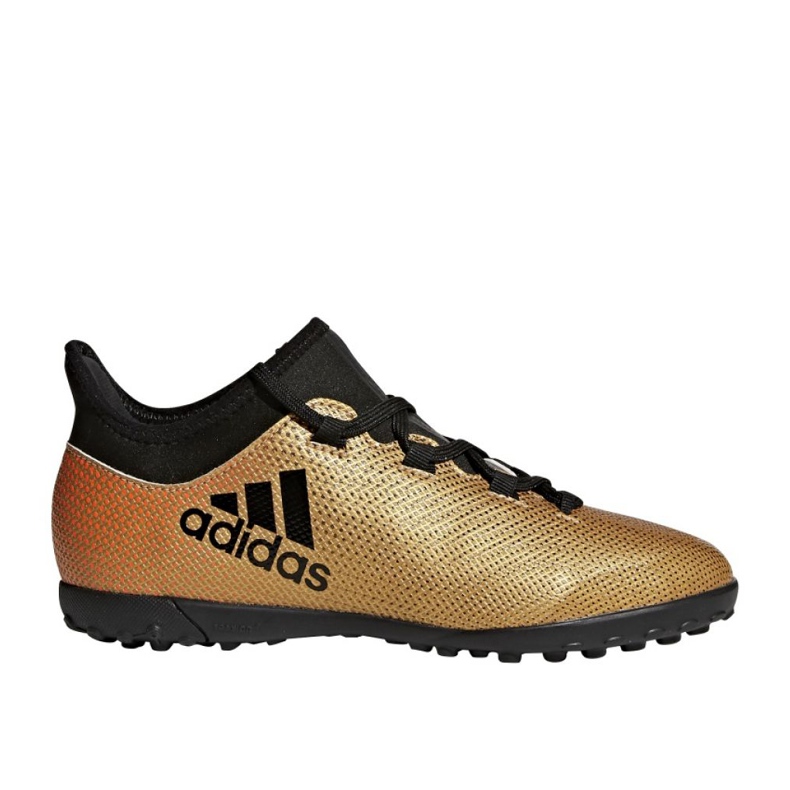 Adidas X Tango 17.3 Tf Jr CP9024 jalkapallokengät kultainen kultainen