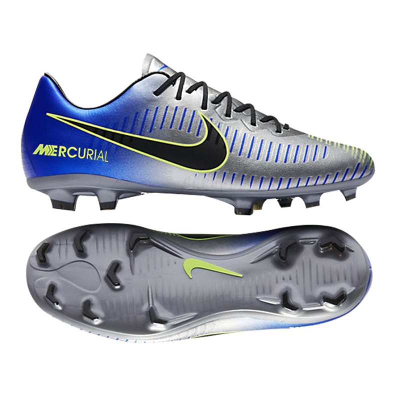 Nike Mercurial Vapor Xi Neymar Fg Jr 940855-407 jalkapallokengät monivärinen sininen