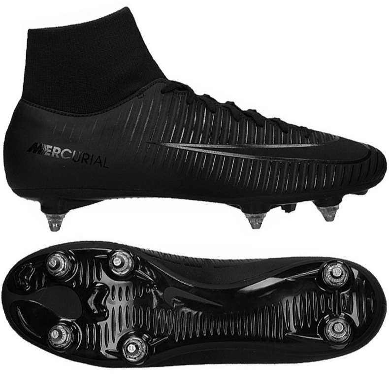 Nike Mercurial Victory Vi Df Sg 903610-001 jalkapallokengät musta musta