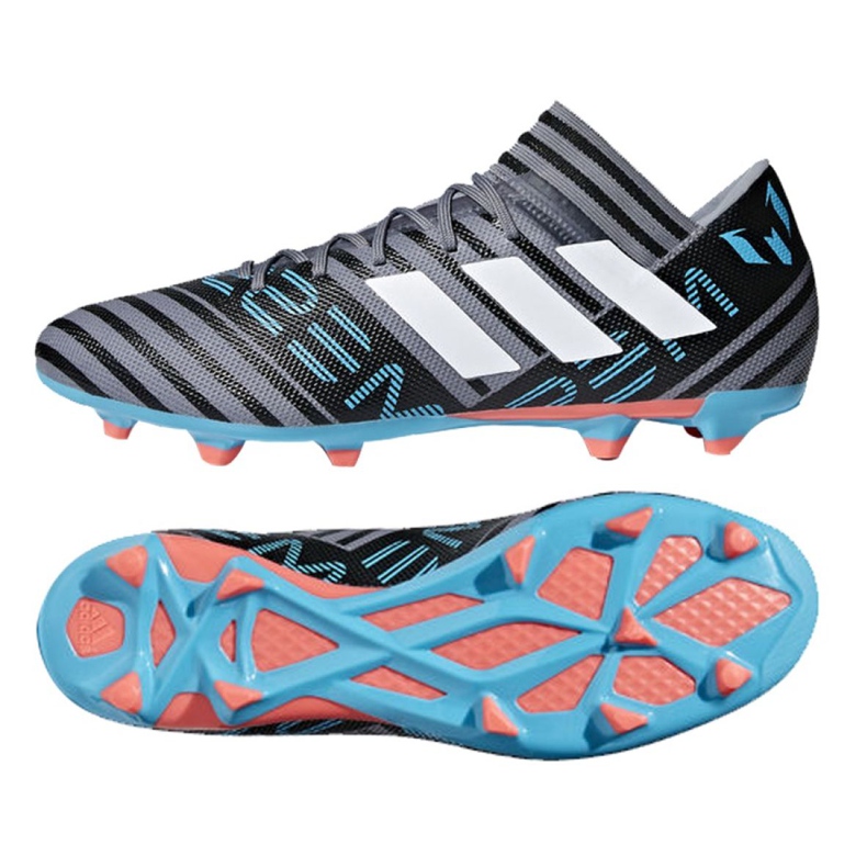 Adidas Nemeziz Messi 17.3 Fg M CP9037 jalkapallokengät musta musta