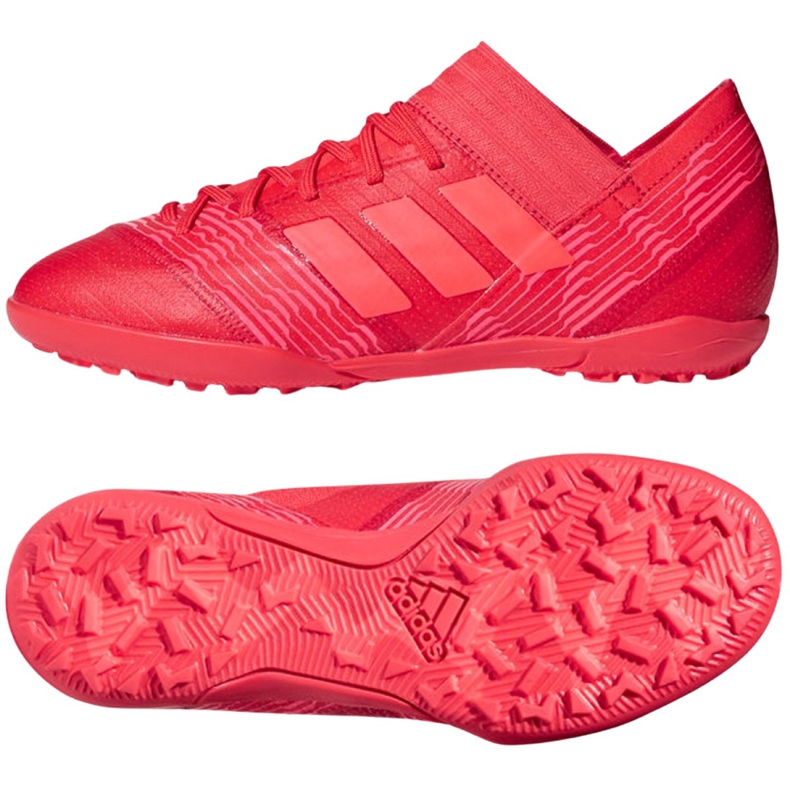 Adidas Nemeziz Tango 17.3 Tf Jr CP9238 jalkapallokengät monivärinen punainen