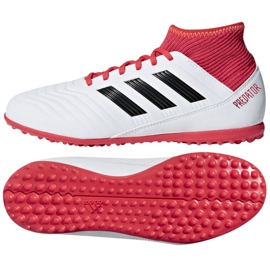 Adidas Predator Tango 18.3 Tf Jr CP9040 jalkapallokengät monivärinen valkoinen