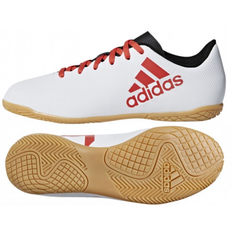 Sisäkengät adidas X Tango 17.4 IN Jr CP9053 valkoinen