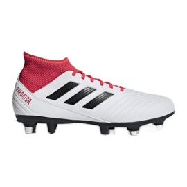 Adidas Predator 18.3 Sg CP9305 jalkapallokengät monivärinen valkoinen