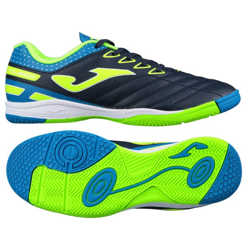 Joma Toledo In Jr TOLJS.803.IN jalkapallokengät musta laivastonsininen