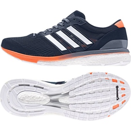 Juoksukengät Adidas Adizero Boston 6 M BB6412 laivastonsininen