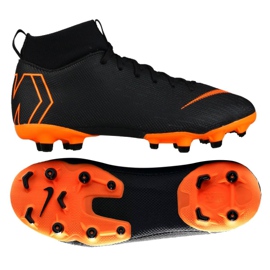 Nike Mercurial Superfly 6 Academy Gs Mg Jr AH7337-081 jalkapallokengät musta musta