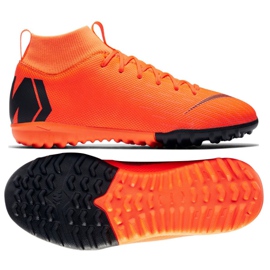 Nike Mercurial SuperflyX 6 Academy Gs Tf Jr AH7344-810 jalkapallokengät oranssi oranssi