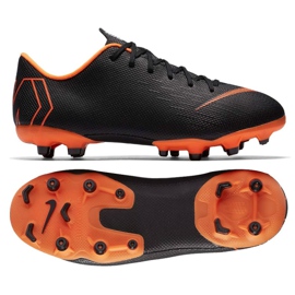 Nike Mercurial Vapor 12 Academy Gs Mg Jr AH7347-081 jalkapallokengät musta musta