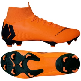 Nike Mercurial Superfly 6 Pro Fg M AH7368-810 jalkapallokengät oranssi oranssi