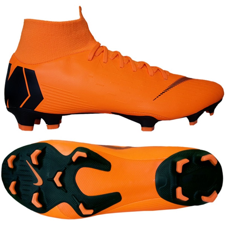 Nike Mercurial Superfly 6 Pro Fg M AH7368-810 jalkapallokengät oranssi oranssi