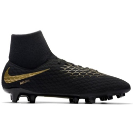 Nike Hypervenom Phantom 3 Academy DF FG M AH7268-090 jalkapallokengät musta