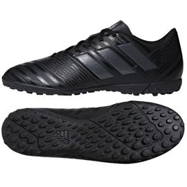 Adidas Nemeziz Tango 17.4 Tf M CP9061 jalkapallokengät musta musta
