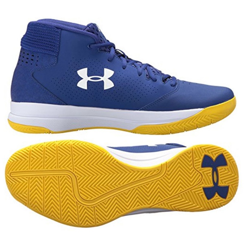 Koripallokengät Under Armour Jet Mid M 3020224-500 sininen sininen