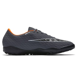 Nike Hypervenom PhantomX 3 Academy Tf M AH7279-081-S jalkapallokengät harmaa harmaa